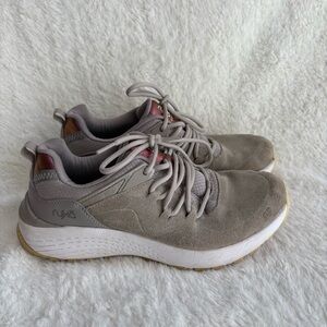 Ryka Womens Kali Gray Brown Walking Shoes Size 7.5